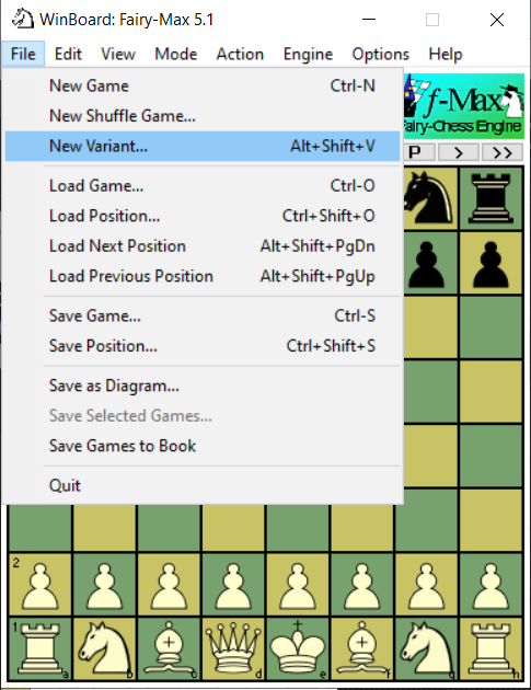 choose New variant...